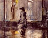 Everett Shinn Window Shopping painting